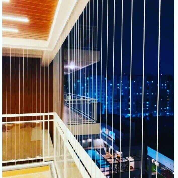 Invisible grill installation for balcony safety in Chennai